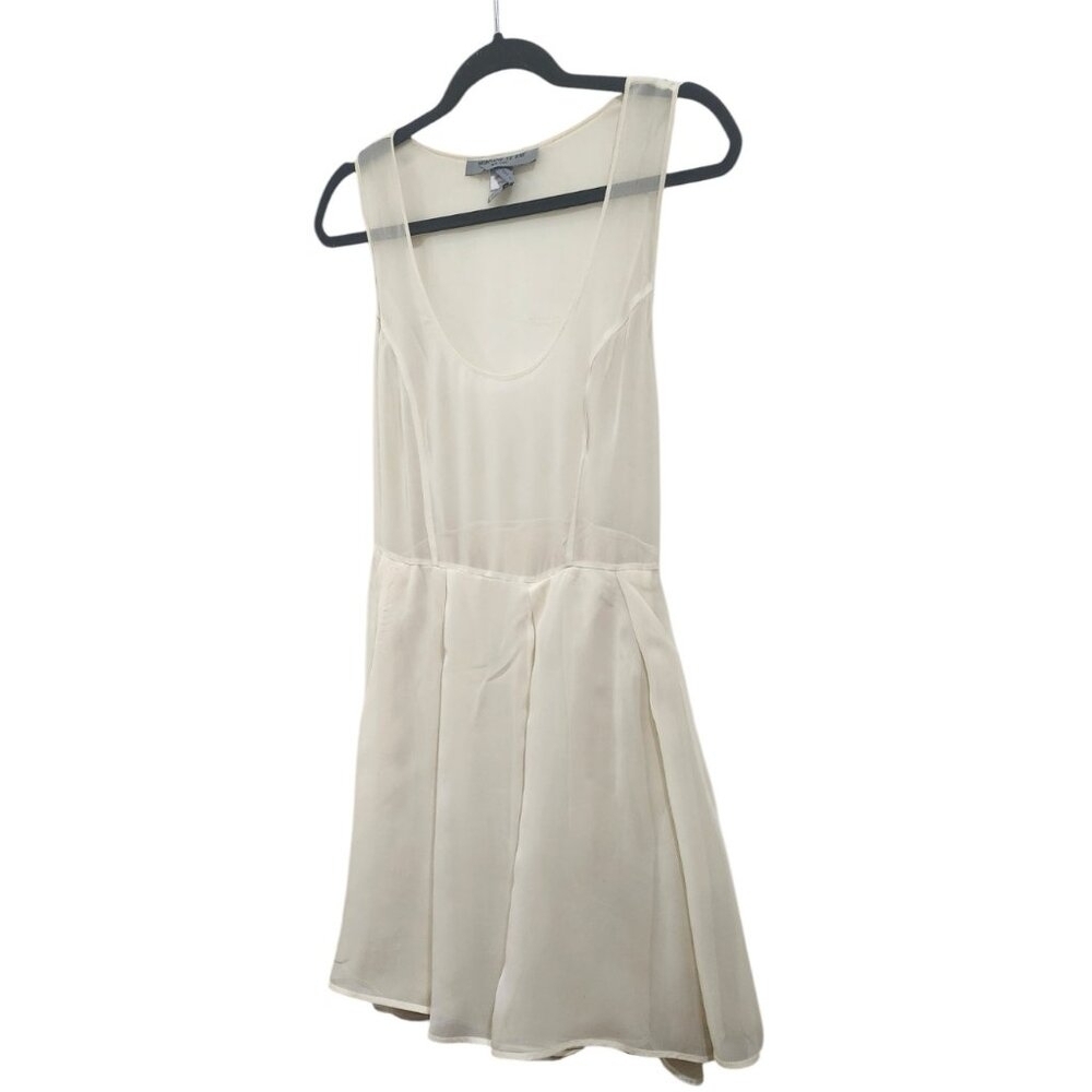 Morgane Le Fay Ruslan dress Ivory silk chiffon Size S - Picture 3 of 12